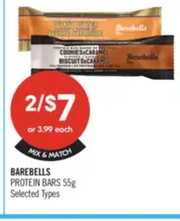 Shoppers Drug Mart BAREBELLS PROTEIN BARS offer