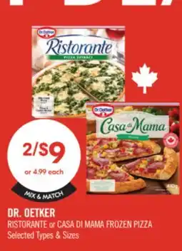 Shoppers Drug Mart DR. OETKER RISTORANTE or CASA DI MAMA FROZEN PIZZA offer