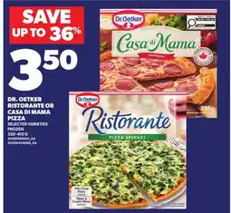 Independent City Market DR. OETKER RISTORANTE OR CASA DI MAMA PIZZA offer