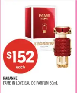 Shoppers Drug Mart RABANNE FAME IN LOVE EAU DE PARFUM offer