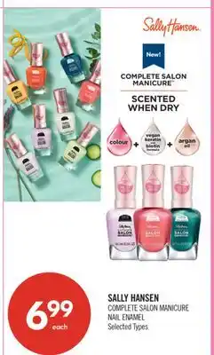 Shoppers Drug Mart SALLY HANSEN COMPLETE SALON MANICURE NAIL ENAMEL offer