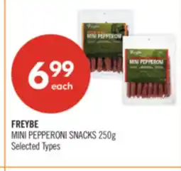 Shoppers Drug Mart FREYBE MINI PEPPERONI SNACKS offer