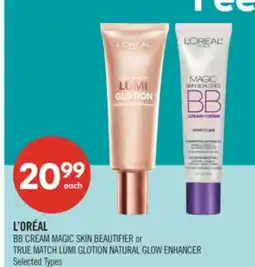 Shoppers Drug Mart L'ORÉAL BB CREAM MAGIC SKIN BEAUTIFIER or TRUE MATCH LUMI GLOTION NATURAL GLOW ENHANCER offer