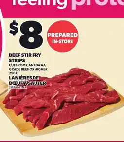 Independent City Market BEEF STIR FRY STRIPS offer