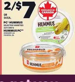 Independent City Market PC HUMMUS, 227/280 G offer