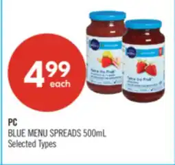 Shoppers Drug Mart PC BLUE MENU SPREADS offer