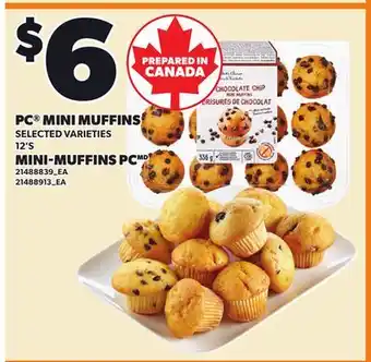 Independent City Market PC MINI MUFFINS, 12'S offer