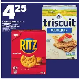 Independent City Market CHRISTIE RITZ, 162-304 G, TRISCUIT 200 G OR WHEAT THINS offer