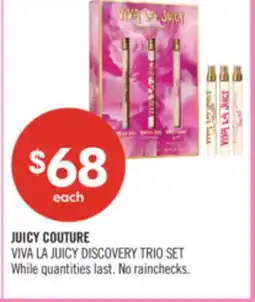 Shoppers Drug Mart JUICY COUTURE VIVA LA JUICY DISCOVERY TRIO SET offer