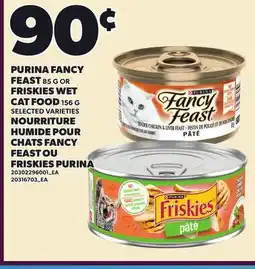 Independent City Market PURINA FANCY FEAST, 85 G FRISKIES WET CAT FOOD, 156 G offer