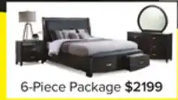 Leon's Cinema 6-Piece King Storage Bedroom Package - Charcoal offer