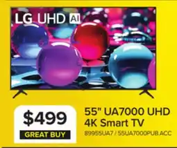 Leon's LG 55 4K Smart UHD TV 2025 - 55UA7000PUB.ACC offer