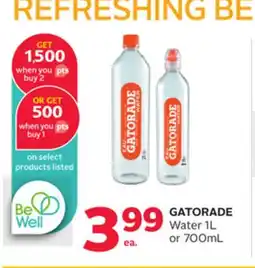 Rexall GATORADE Water offer