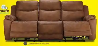 Leon's Santa Fe Power Reclining Sofa - Copper offer