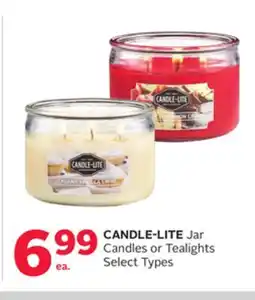 Rexall CANDLE-LITE Jar Candles or Tealights offer