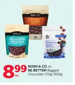 Rexall NOSH & CO. or BE BETTER Bagged Chocolate offer