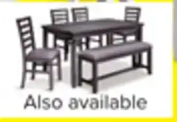 Leon's Breeze 6-Piece Dining Set - Dark Grey offer