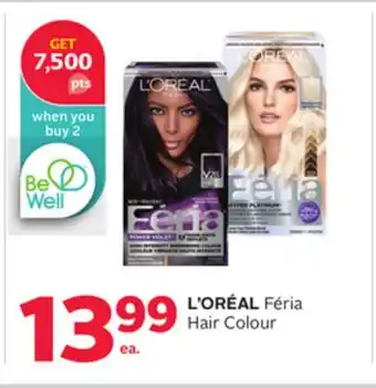 Rexall L' ORÉAL Féria Hair Colour offer
