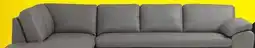 Leon's Daytona Leather 2-Piece Sectional with Left-Facing Chaise - Light Grey offer