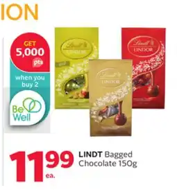 Rexall LINDT Bagged Chocolate offer