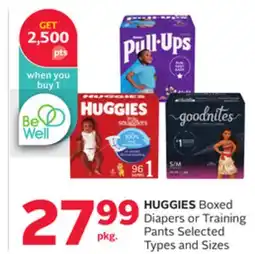 Rexall HUGGIES Boxed Diapers or Training Pants offer