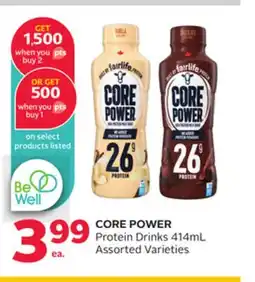 Rexall CORE POWER Protein Drinks offer