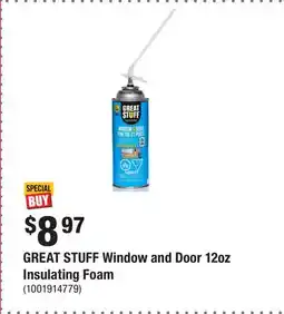 Home Depot GREAT STUFF Window and Door 12oz Insulating Foam offer