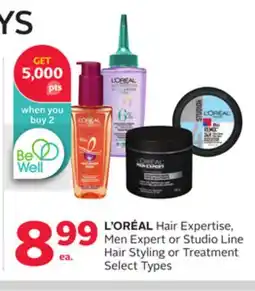 Rexall L' ORÉAL Hair Expertise, Men Expert or Studio Line Hair Styling or Treatment offer