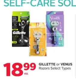 Rexall GILLETTE or VENUS Razors offer