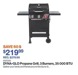 Patrick Morin Propane Grill, 3 Burners, 35 000 BTU offer