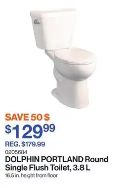 Patrick Morin PORTLAND Round Single Flush Toilet offer