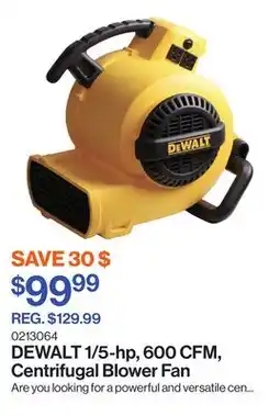 Patrick Morin 1/5-hp, 600 CFM, Centrifugal Blower Fan offer