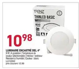 Matério LUMINAIRE ENCASTRÉ DEL 4 offer