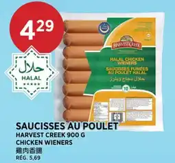 Kim Phat HARVEST CREEK CHICKEN WIENERS offer