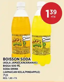 Kim Phat BIGGA SODA DRINK (JAMAICAN KOLA/PINEAPPLE) offer