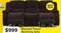 Leon's Maxwell Power Reclining Sofa offer