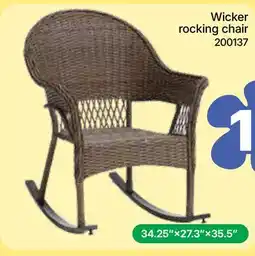 Rossy Wicker rocking chair offer