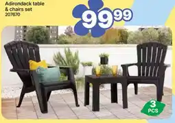 Rossy Adirondack table & chairs set offer