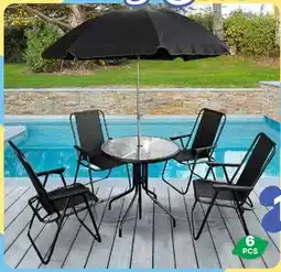 Rossy Patio dining set with umbrella offer