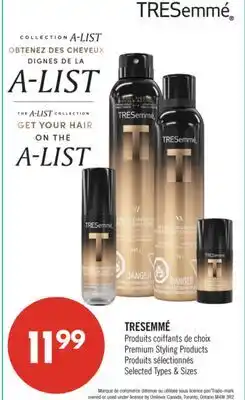 Pharmaprix TRESEMMÉ Premium Styling Products offer