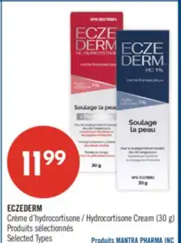 Pharmaprix ECZEDERM Hydrocortisone Cream offer
