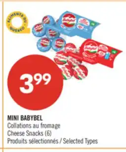 Pharmaprix MINI BABYBEL Cheese Snacks offer
