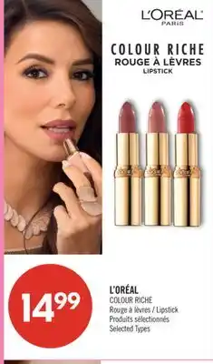 Pharmaprix L'ORÉAL COLOUR RICHE Lipstick offer