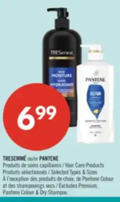 Pharmaprix TRESEMMÉ or PANTENE Hair Care Products offer