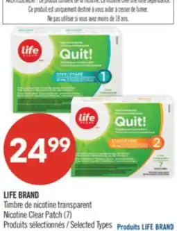 Pharmaprix LIFE BRAND Nicotine Clear Patch (7) offer