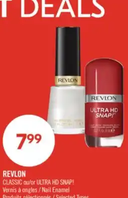 Pharmaprix REVLON CLASSIC or ULTRA HD SNAP! Nail Enamel offer