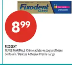 Pharmaprix FIXODENT Denture Adhesive Cream offer