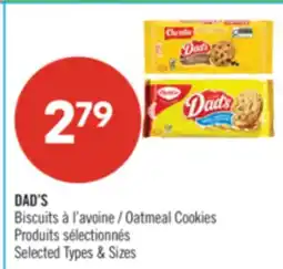 Pharmaprix DAD'S Oatmeal Cookies offer