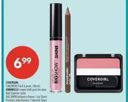 Pharmaprix COVERGIRL CHEEKERS Blush, ANNABELLE Kohl Eyeliner or BIG SHOW Lip Shine offer