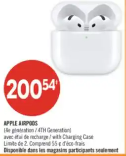 Pharmaprix APPLE AIRPODS offer